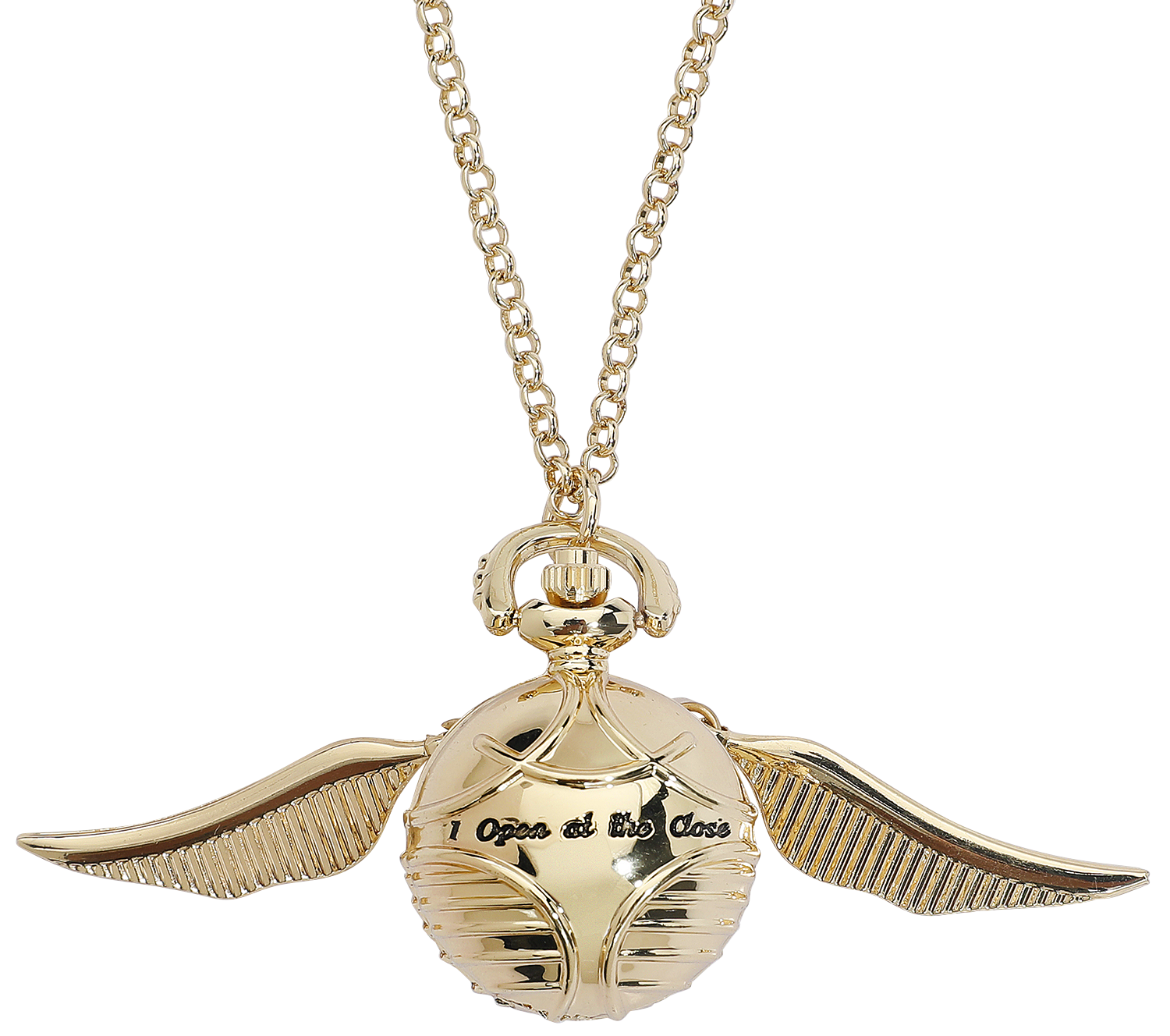 Harry Potter  Necklace Watch - Golden Snitch - for Women - gold-coloured