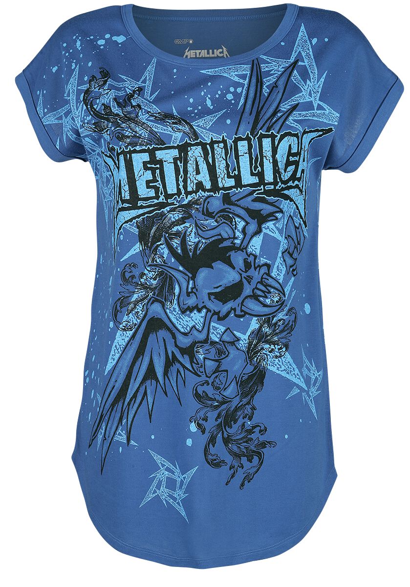 Image of Metallica EMP Signature Collection Girl-Shirt blau
