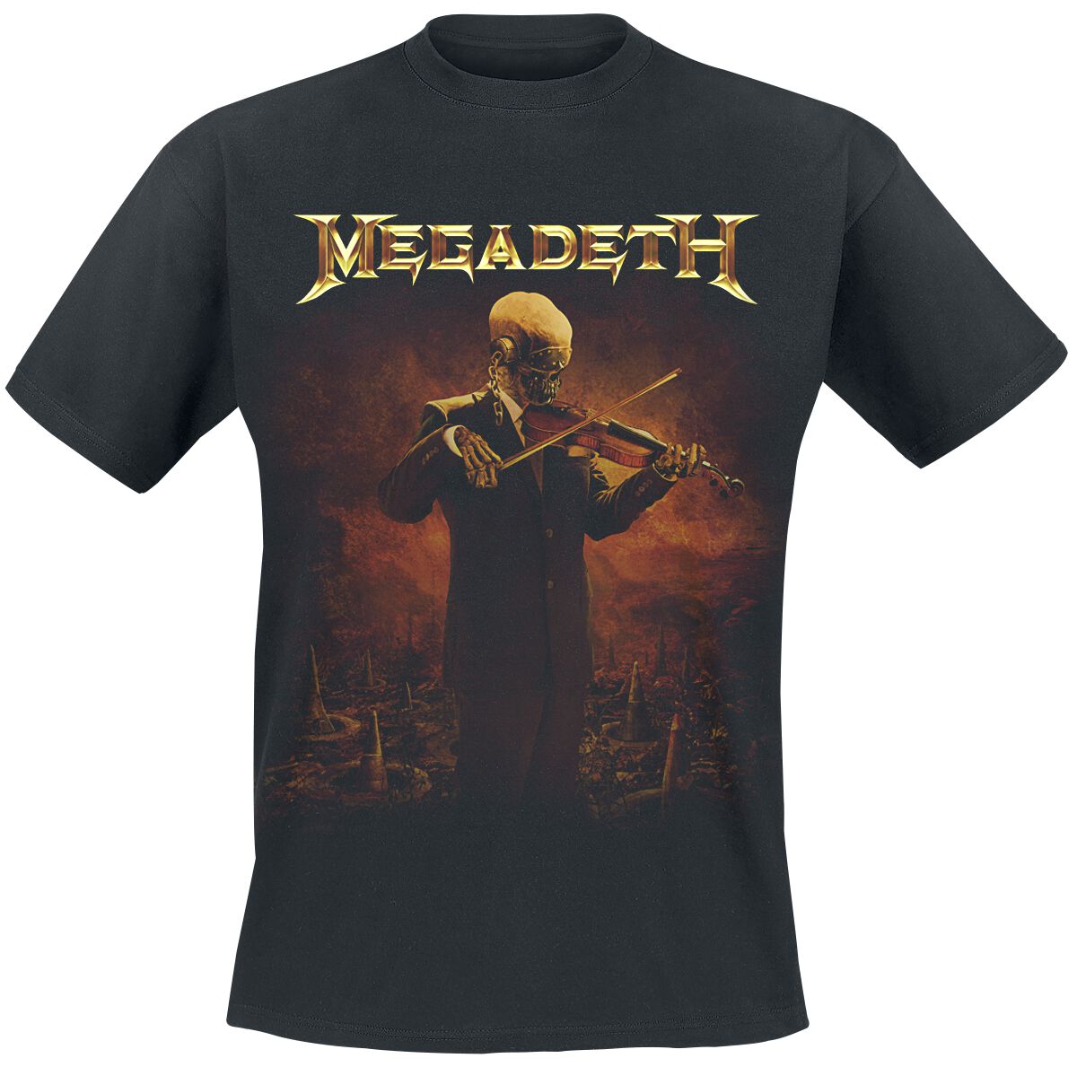Megadeth T-Shirt - Symphony For Destruction - S bis XXL - für Männer - Größe XL - schwarz  - Lizenziertes Merchandise!