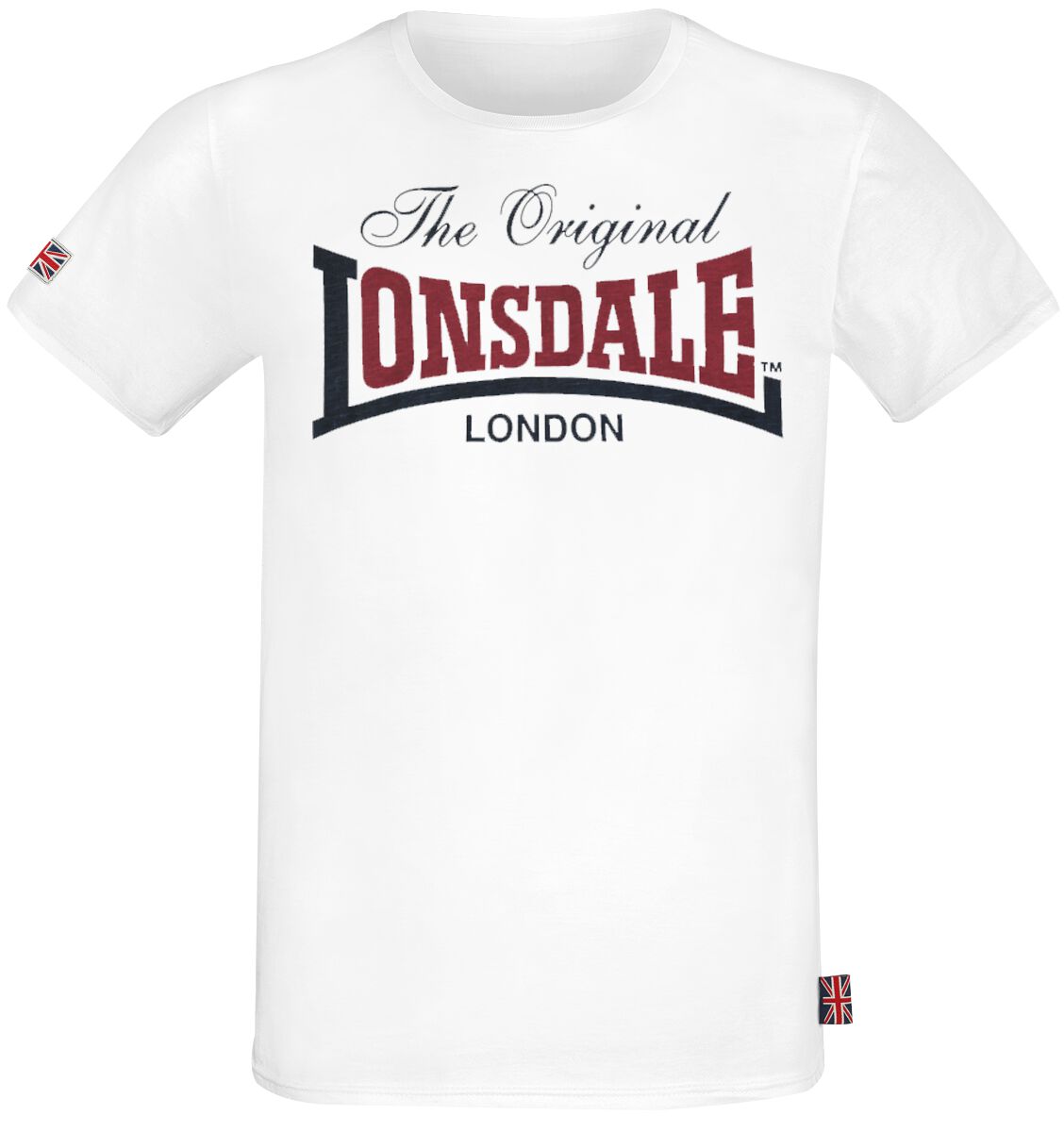 Lonsdale London T-Shirt - Aldingham - S bis XXL - für Männer - Größe M - weiß