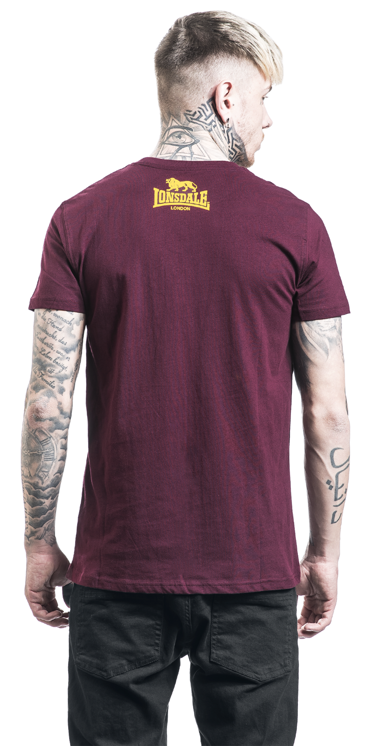 Lonsdale London Logo T-Shirt rot