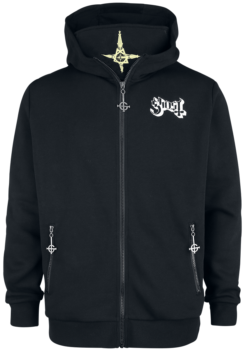 Ghost  Hoodie Jacket - EMP Signature Collection - for Men - black