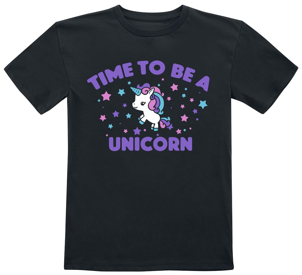 Unicorn Time To Be A Unicorn T-Shirt black