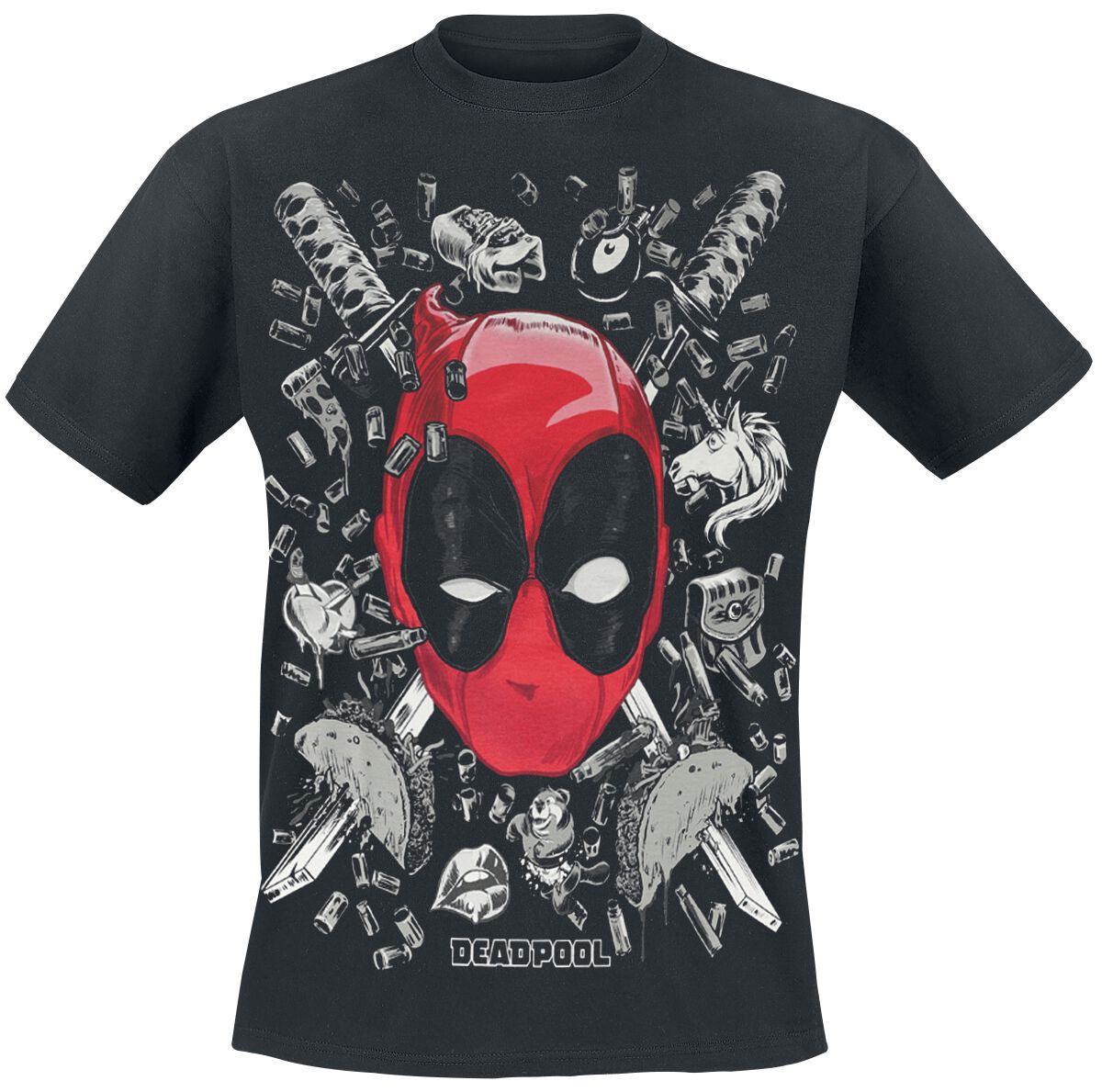 Deadpool - Marvel T-Shirt - Weird World - M bis 3XL - für Männer - Größe XL - schwarz  - Lizenzierter Fanartikel