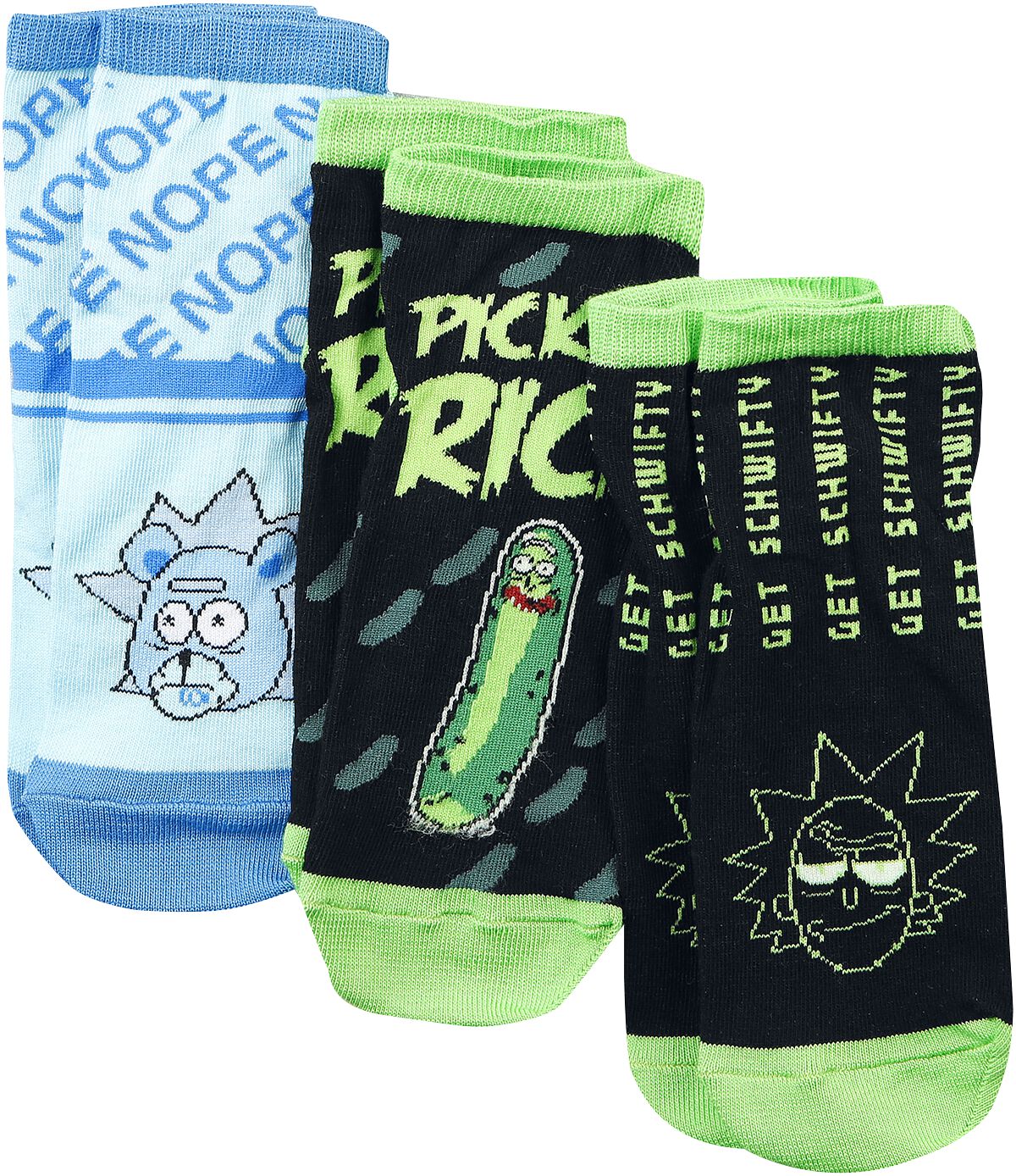 Image of Rick And Morty Pickle Rick Socken multicolor