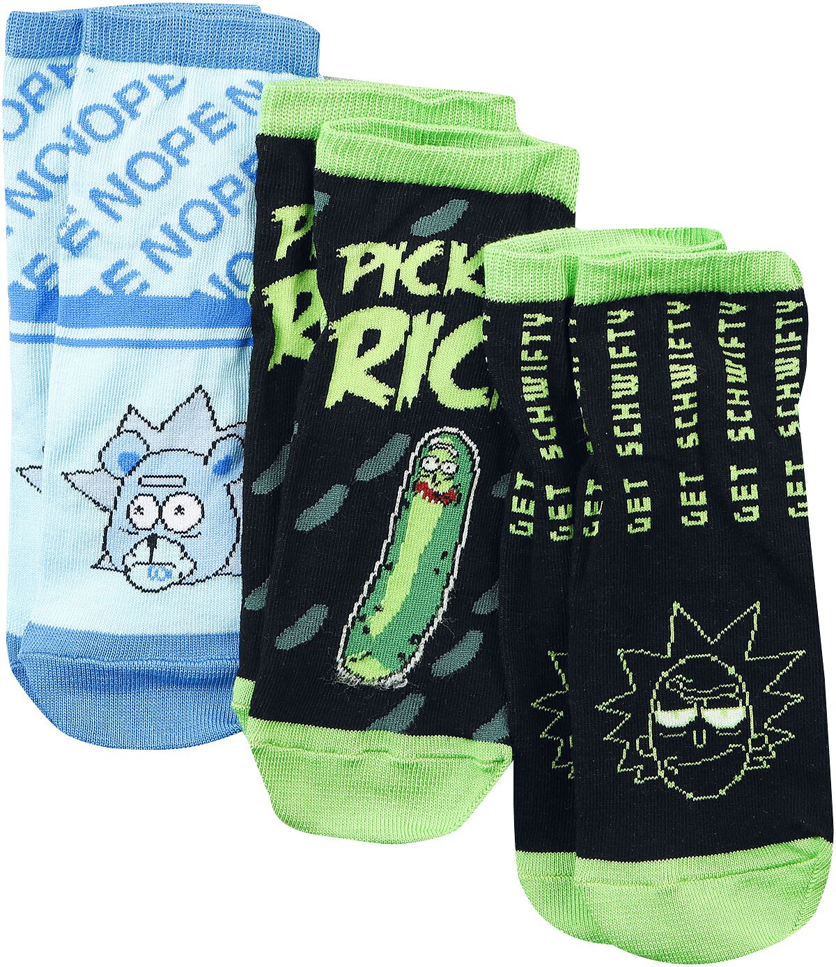 Rick And Morty Pickle Rick Socken multicolor – 23.09% Rabatt Rick And Morty Pickle Rick Socken multicolor – 23.09% Rabatt