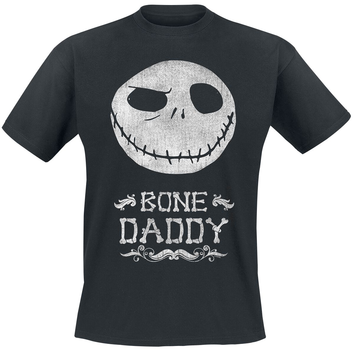 The Nightmare Before Christmas Bone Daddy T-Shirt black