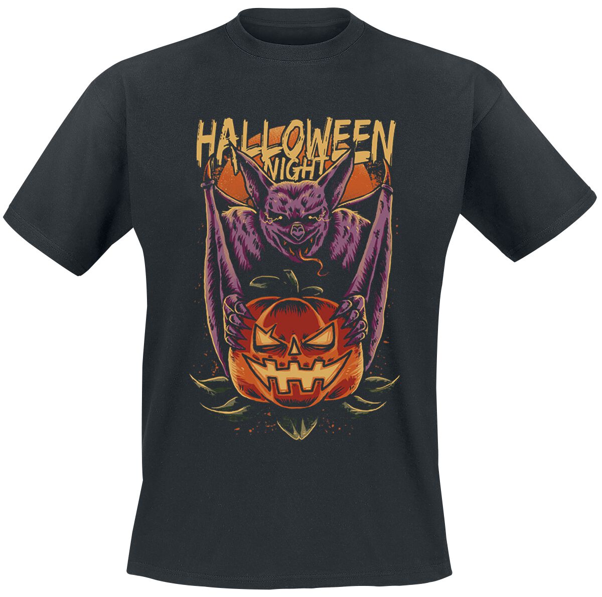 Halloween Halloween Bat T-Shirt black
