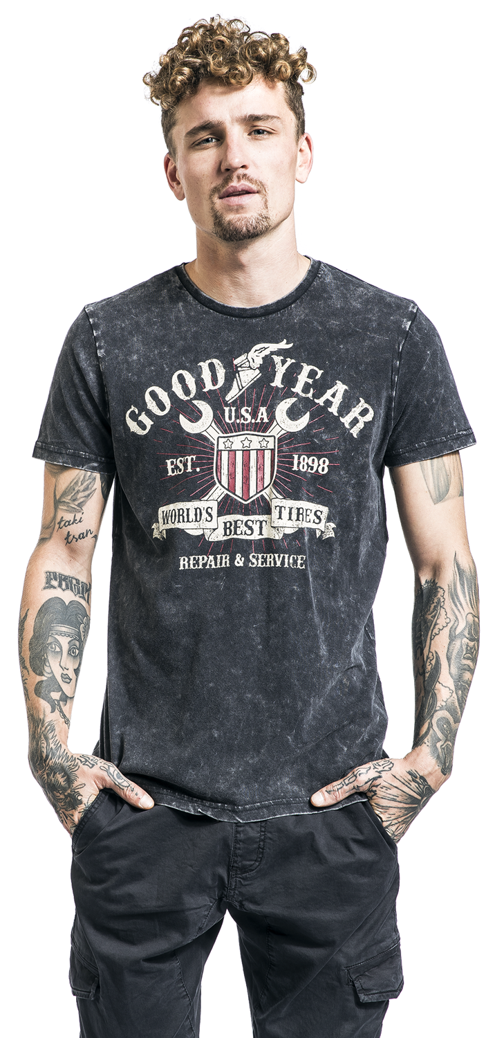 GoodYear Men T-Shirt Comfort fit T-Shirt schwarz