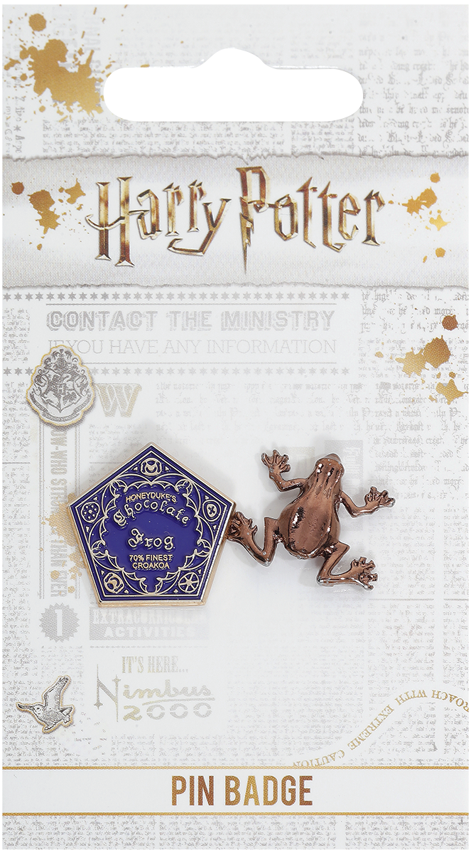 Harry Potter - Schokofrosch - Pin - goldfarben