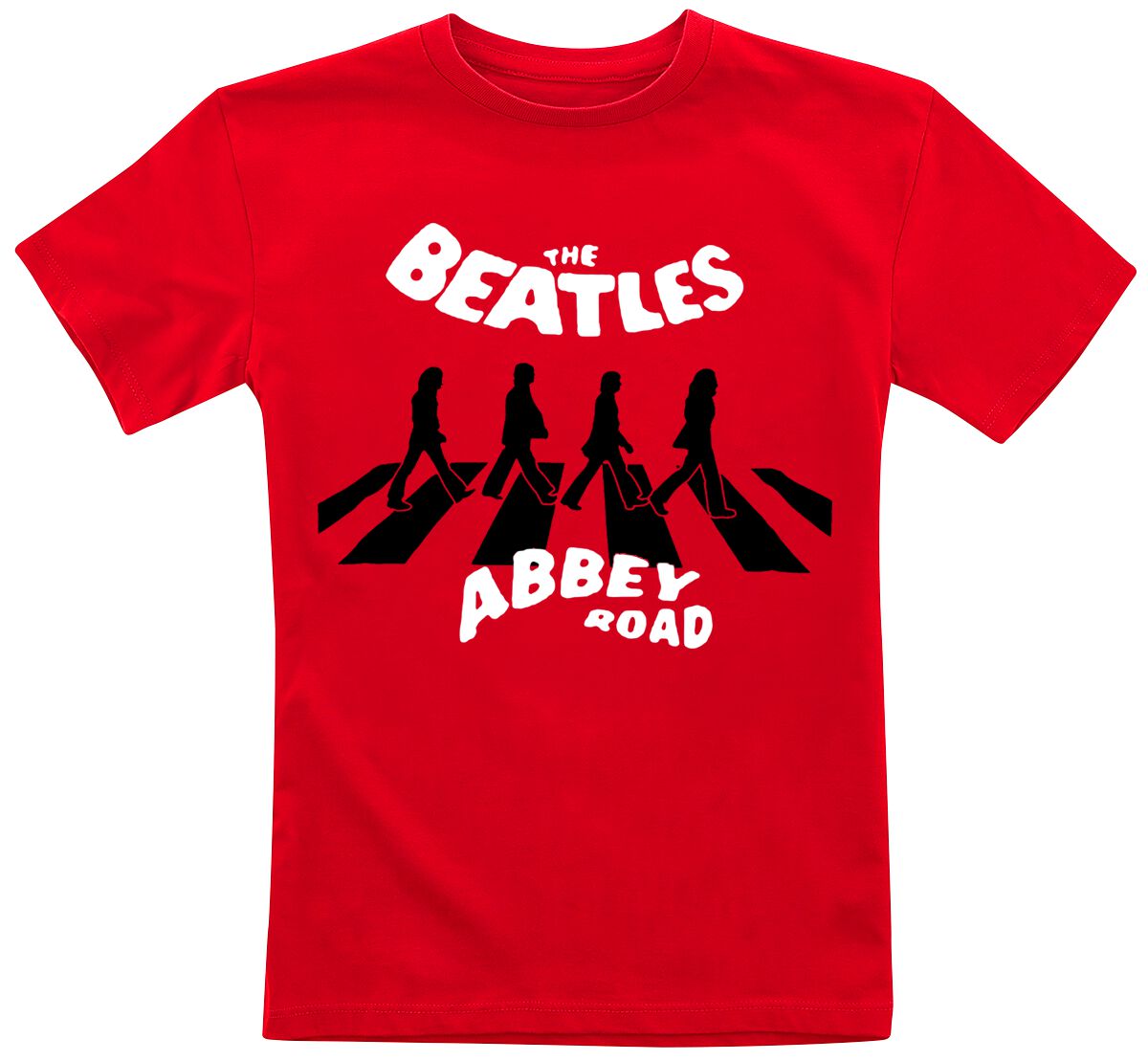 Image of The Beatles Kids - Abbey Road Kinder-Shirt rot