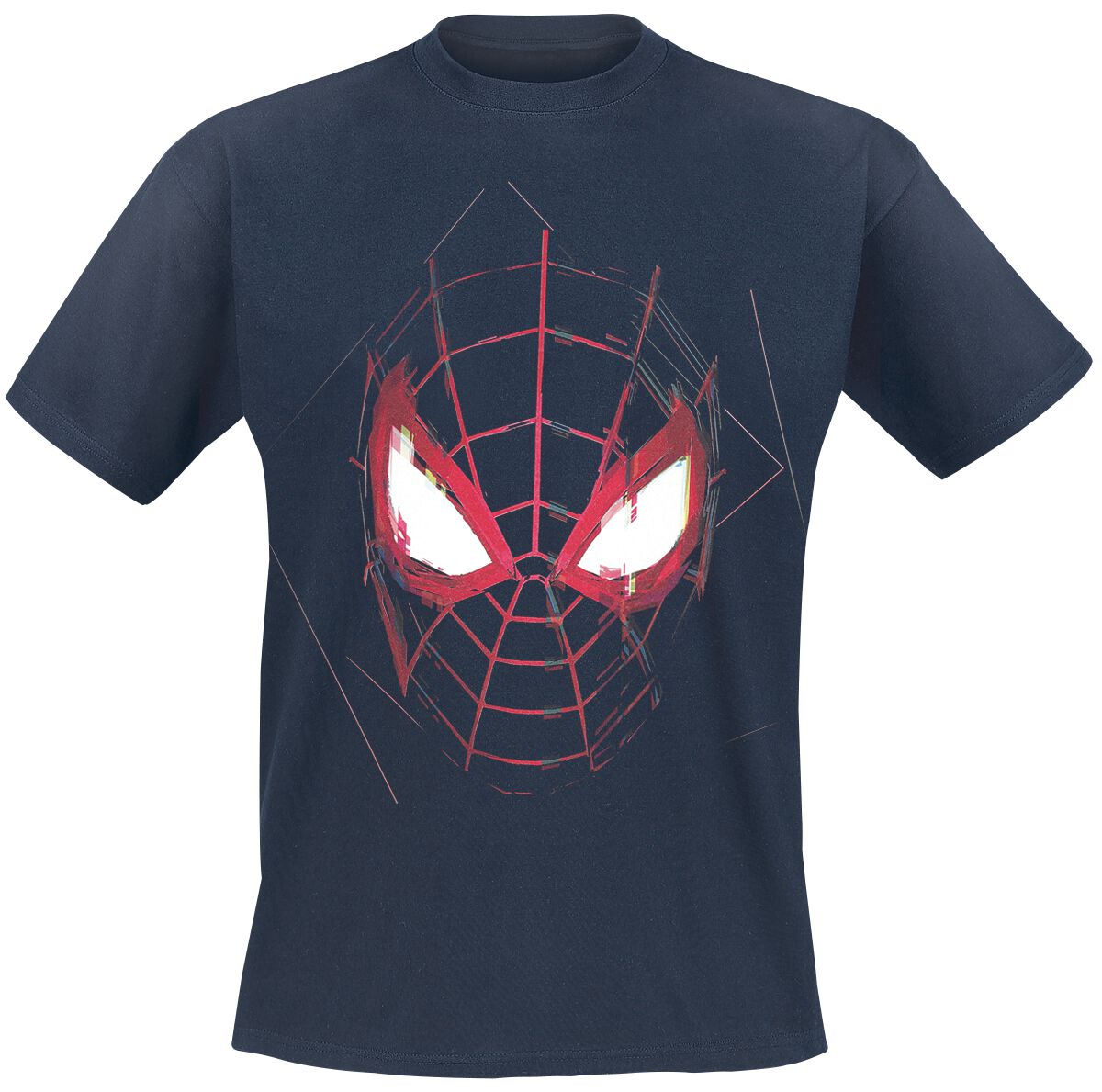 Levně Spider-Man Miles Morales - Mask Tričko tmavě modrá