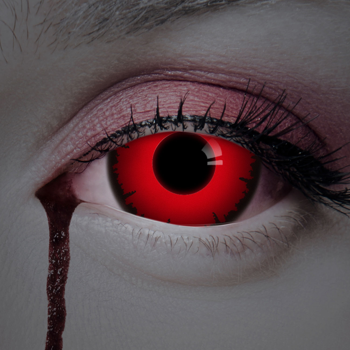 Aricona Mini Sclera - rot Fashionlinse rot schwarz