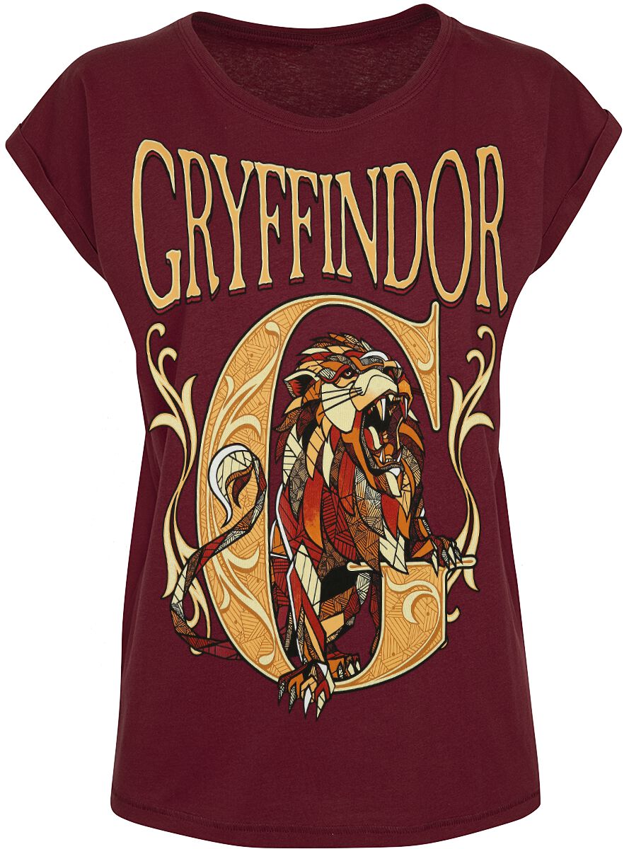 Harry Potter Gryffindor T-Shirt bordeaux Harry Potter Gryffindor T-Shirt bordeaux