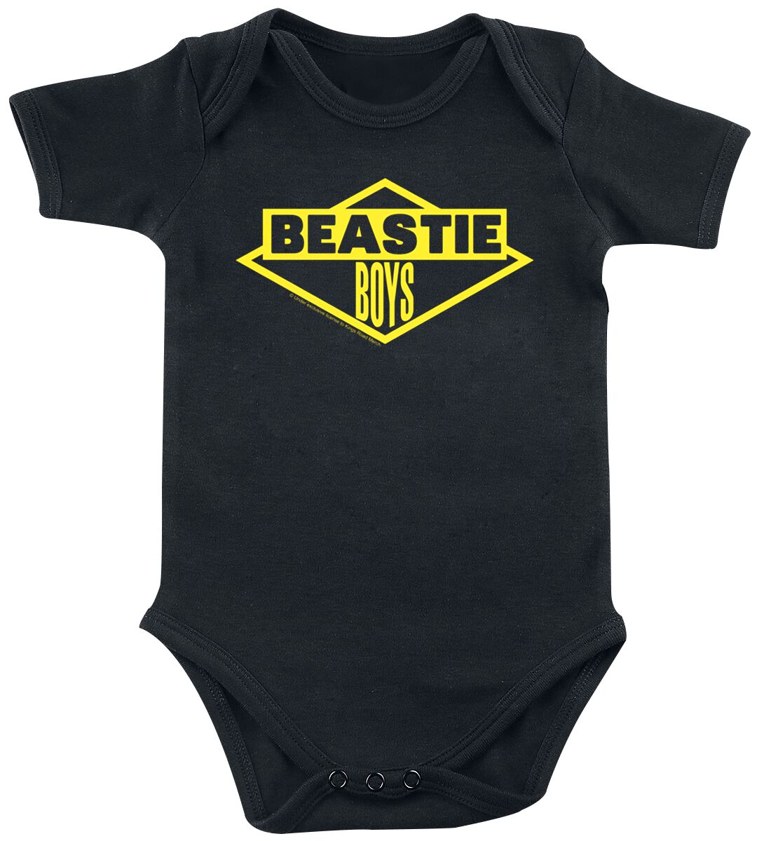 Beastie Boys Body für Neugeborene - Logo - für Jungen - schwarz  - Lizenziertes Merchandise!