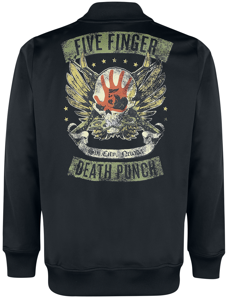 Five Finger Death Punch Amplified Collection - Sin City Trainingsjacke schwarz - 40.01% Rabatt