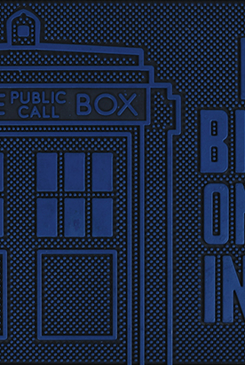 Doctor Who It's Bigger On The Inside Fußmatte blau