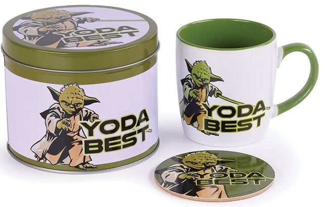 Star Wars, Yoda Best Mug, Coaster & Tin Set