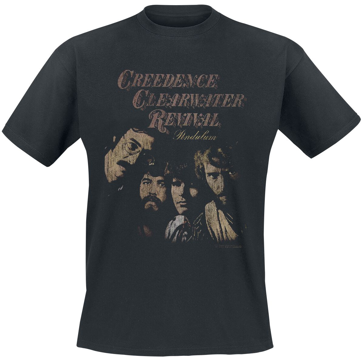 Image of Creedence Clearwater Revival (CCR) Pendulum T-Shirt schwarz