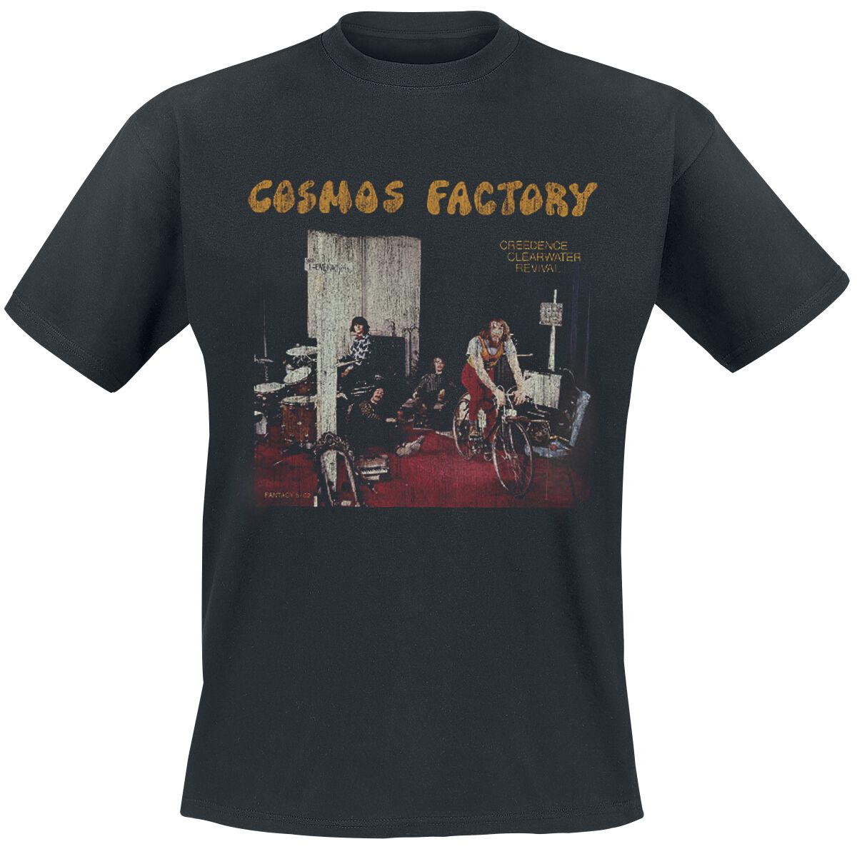 Creedence Clearwater Revival (CCR) Cosmos Factory T-Shirt black