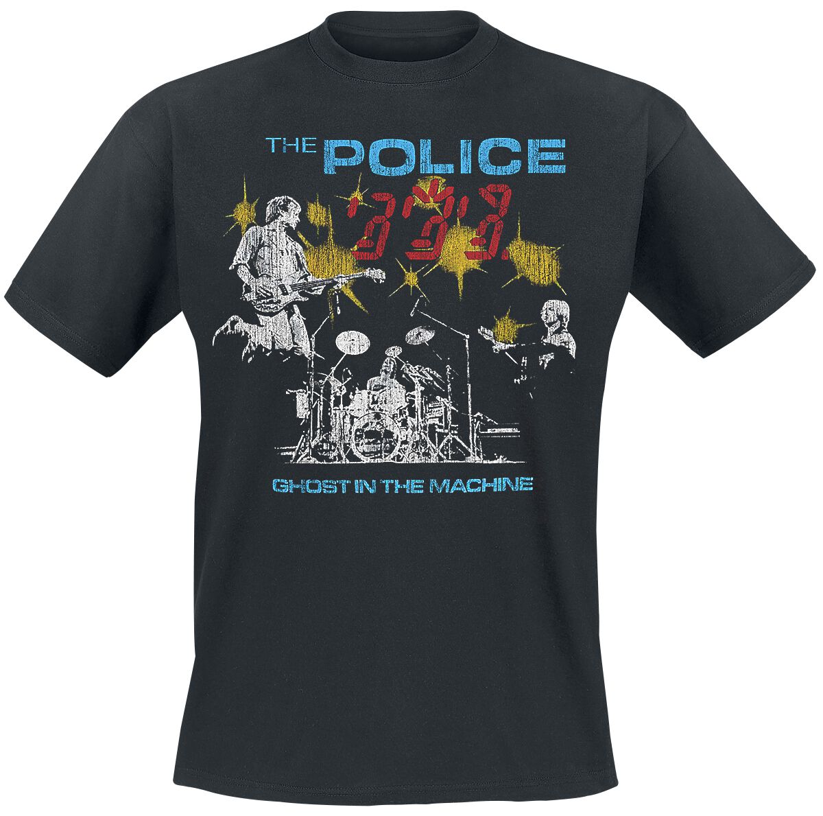 The Police Ghost In The Machine T-Shirt black