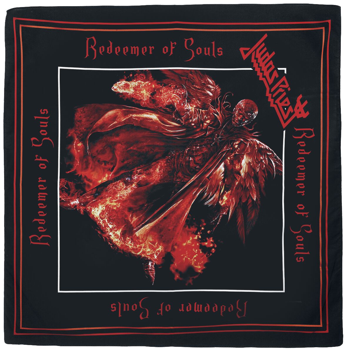 Image of Judas Priest Redeemer Of Souls - Bandana Bandana schwarz/rot