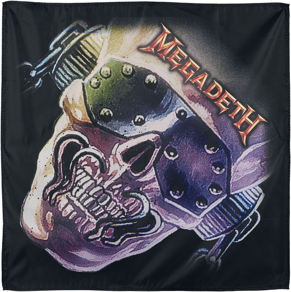 Image of Megadeth Vince rust in peace - Bandana Bandana multicolor