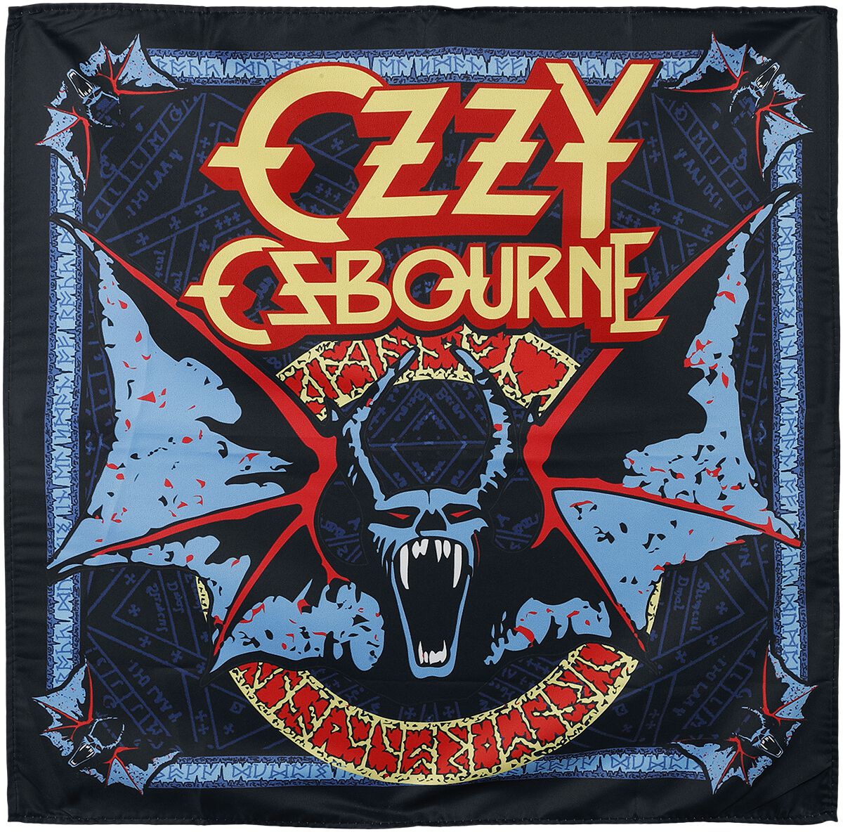 Ozzy Osbourne Batdana – Bandana Bandana multicolor