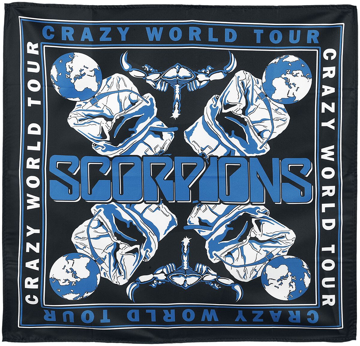 Image of Scorpions Crazy world tour - Bandana Bandana multicolor