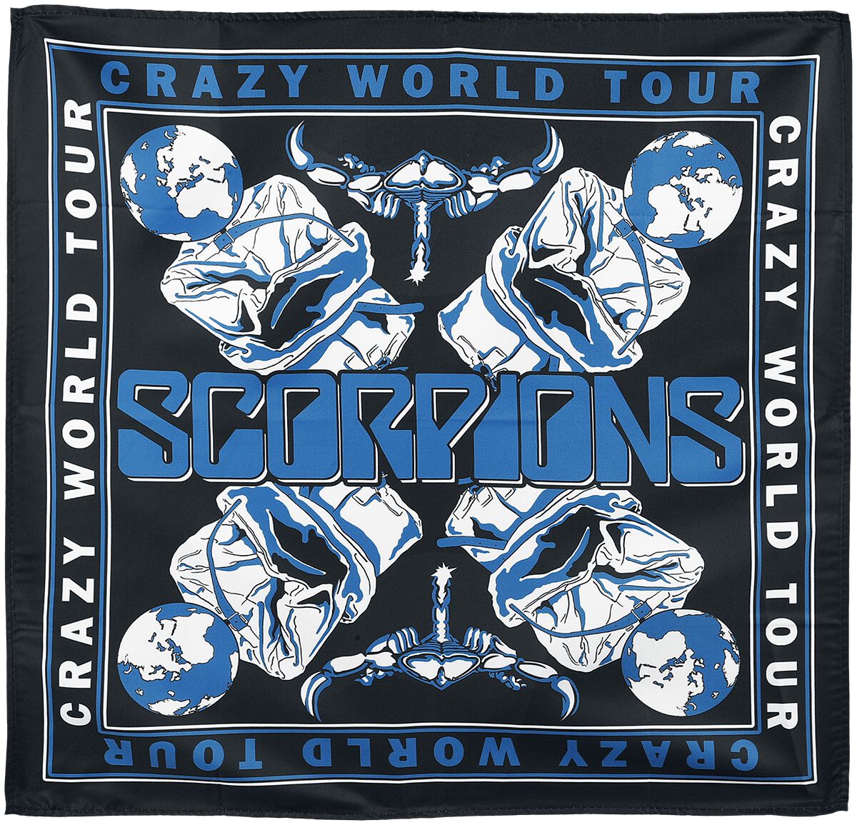 Scorpions Crazy world tour – Bandana Bandana multicolor