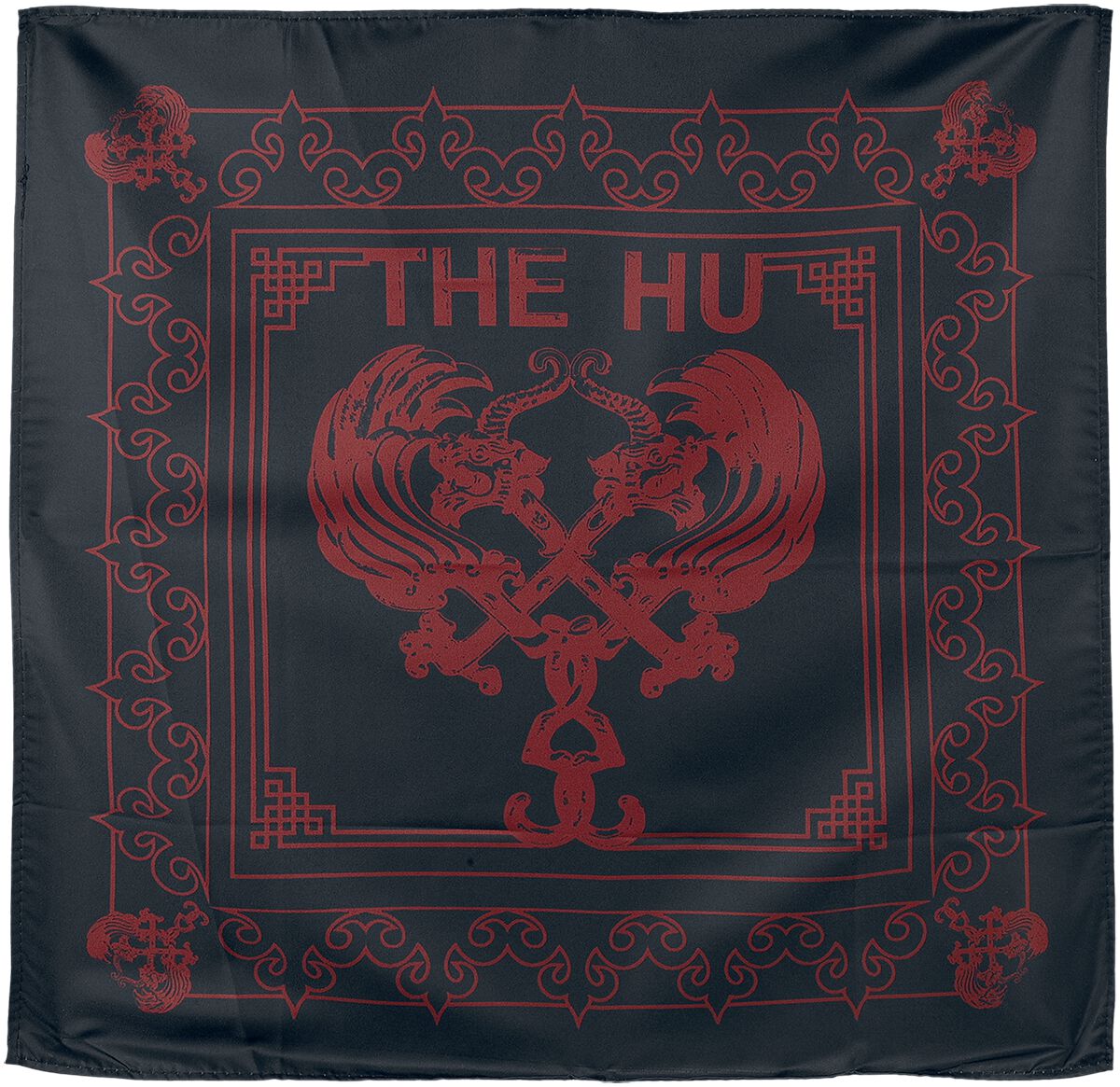 Image of The Hu Red logo - Bandana Bandana multicolor