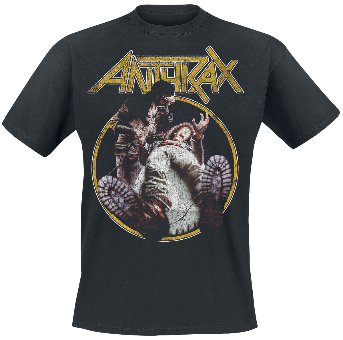 Image of Anthrax Spreading The Disease Vintage Tour T-Shirt schwarz