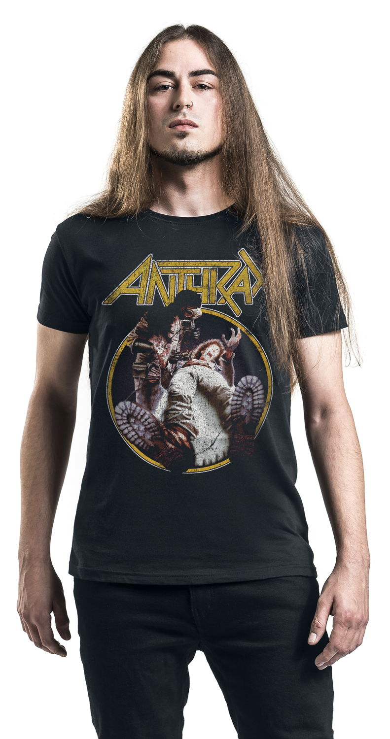 Anthrax Spreading The Disease Vintage Tour T-Shirt schwarz