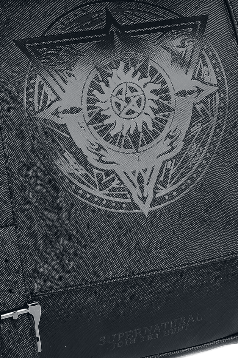 Supernatural Mandala Umhängetasche schwarz