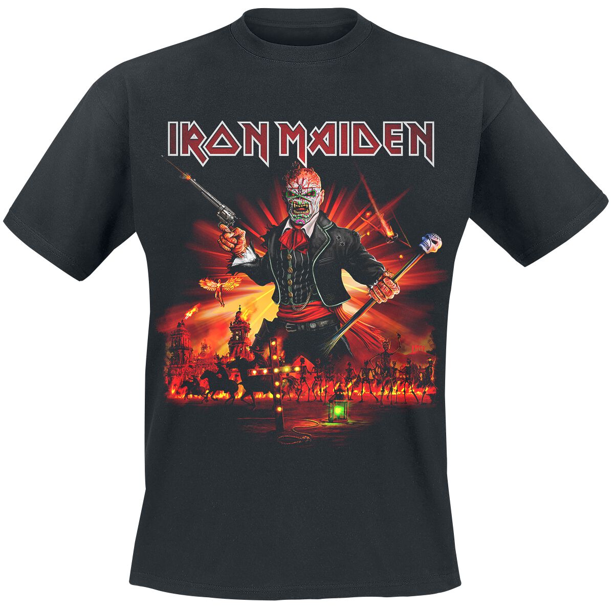 Image of Iron Maiden LOTB Live Album T-Shirt schwarz