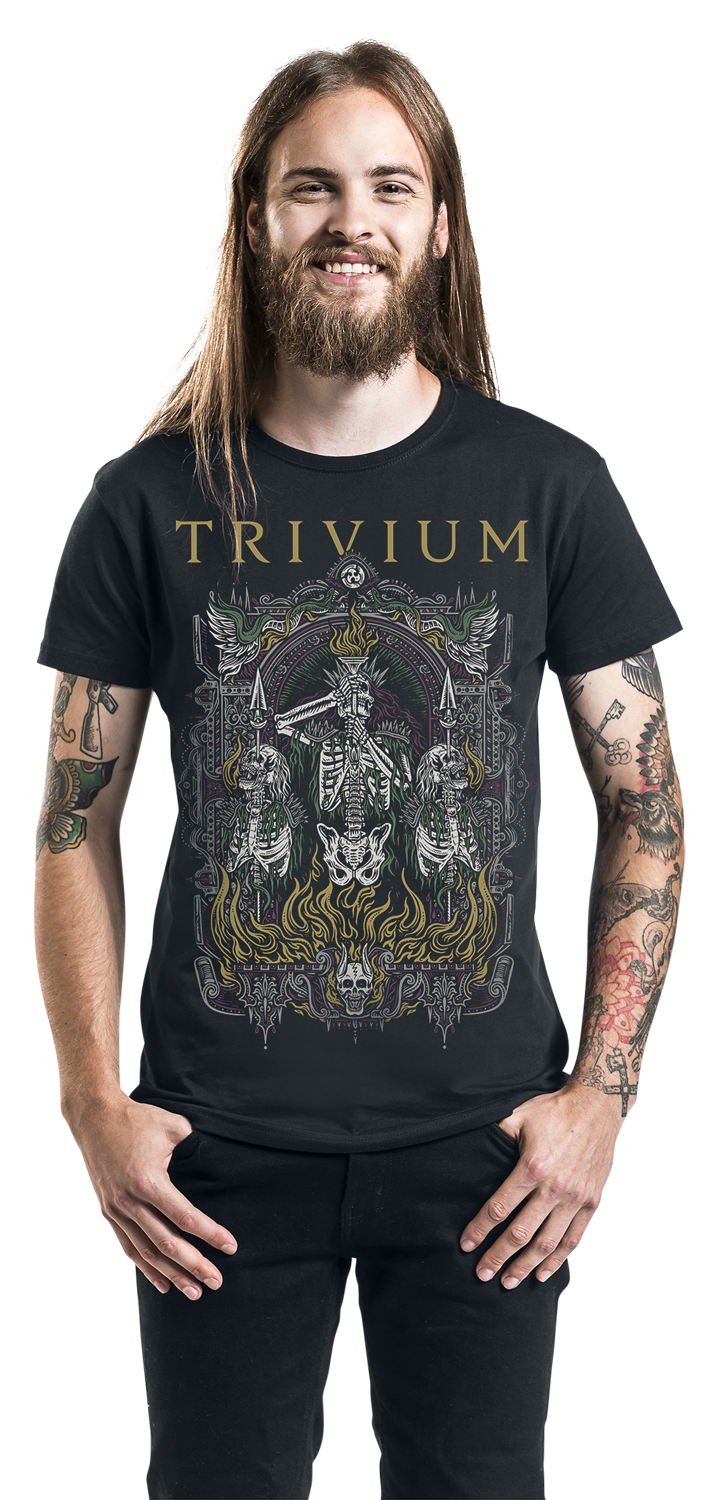 Trivium Skelly Frame T-Shirt schwarz