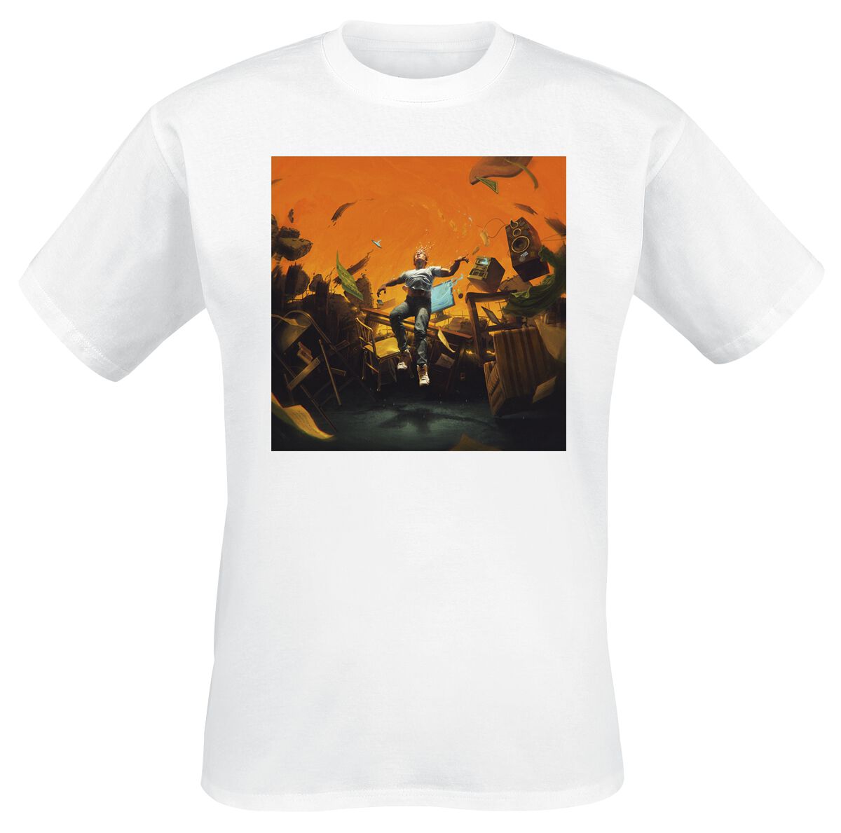 Image of Logic No Pressure Album cover T-Shirt weiß