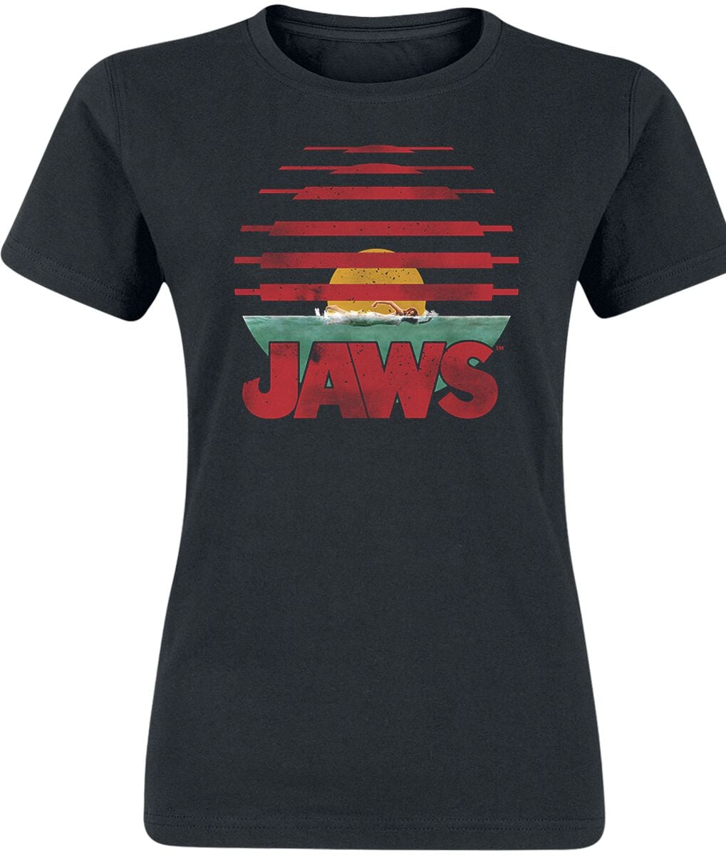 T-Shirt Manches courtes  de Jaws - Jaws Swim - S - XXL - pour Femme - noir