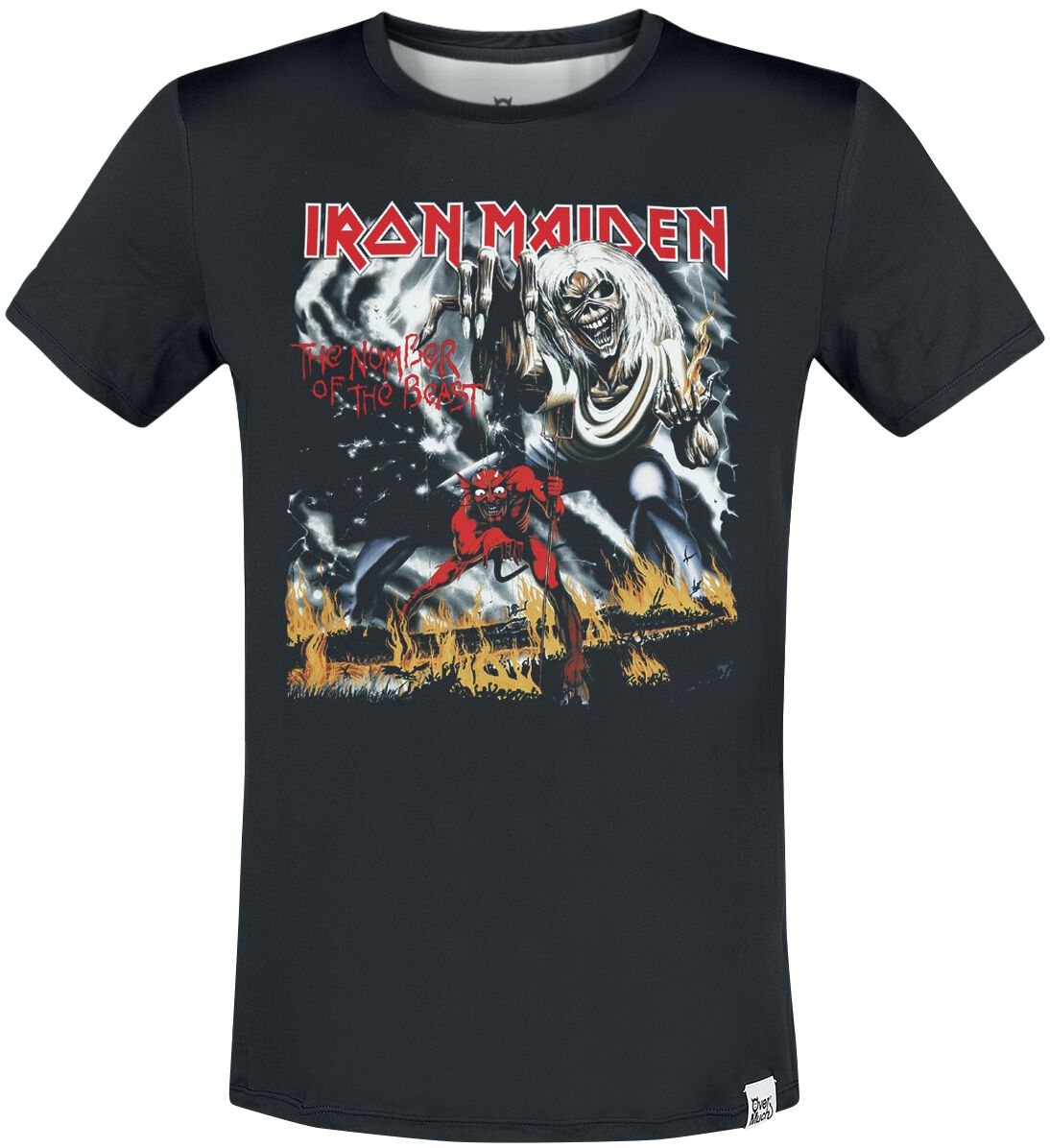 Image of Iron Maiden The Number Of The Beast T-Shirt schwarz