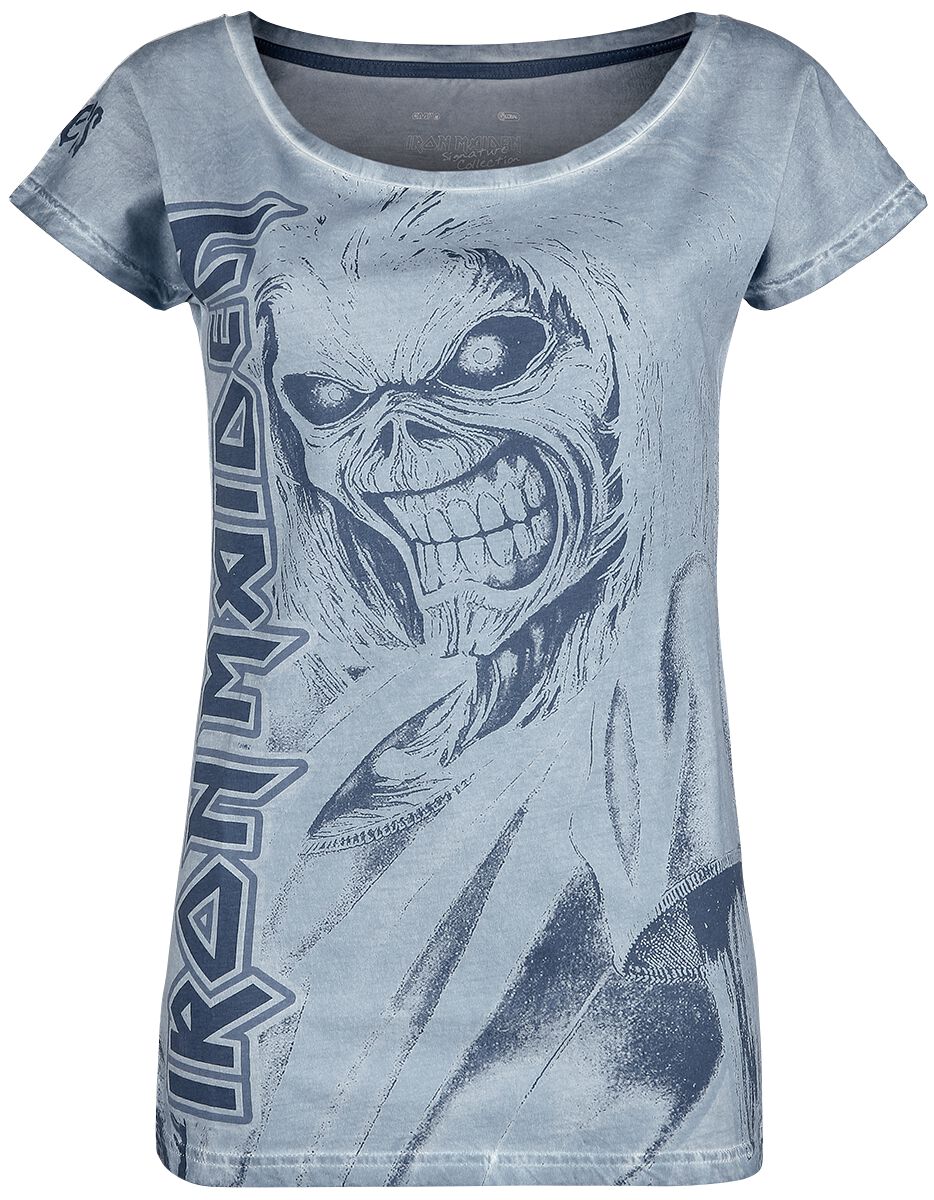 Image of Iron Maiden EMP Signature Collection Girl-Shirt blau/grau