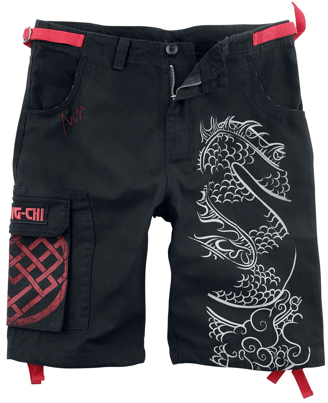 Shang-Chi and the Legend of the Ten Rings Dragon Cargo Trousers black