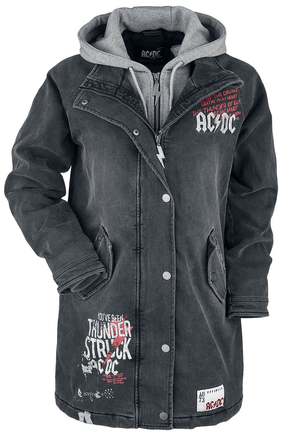 AC/DC EMP Signature Collection Winter Jacket black grey