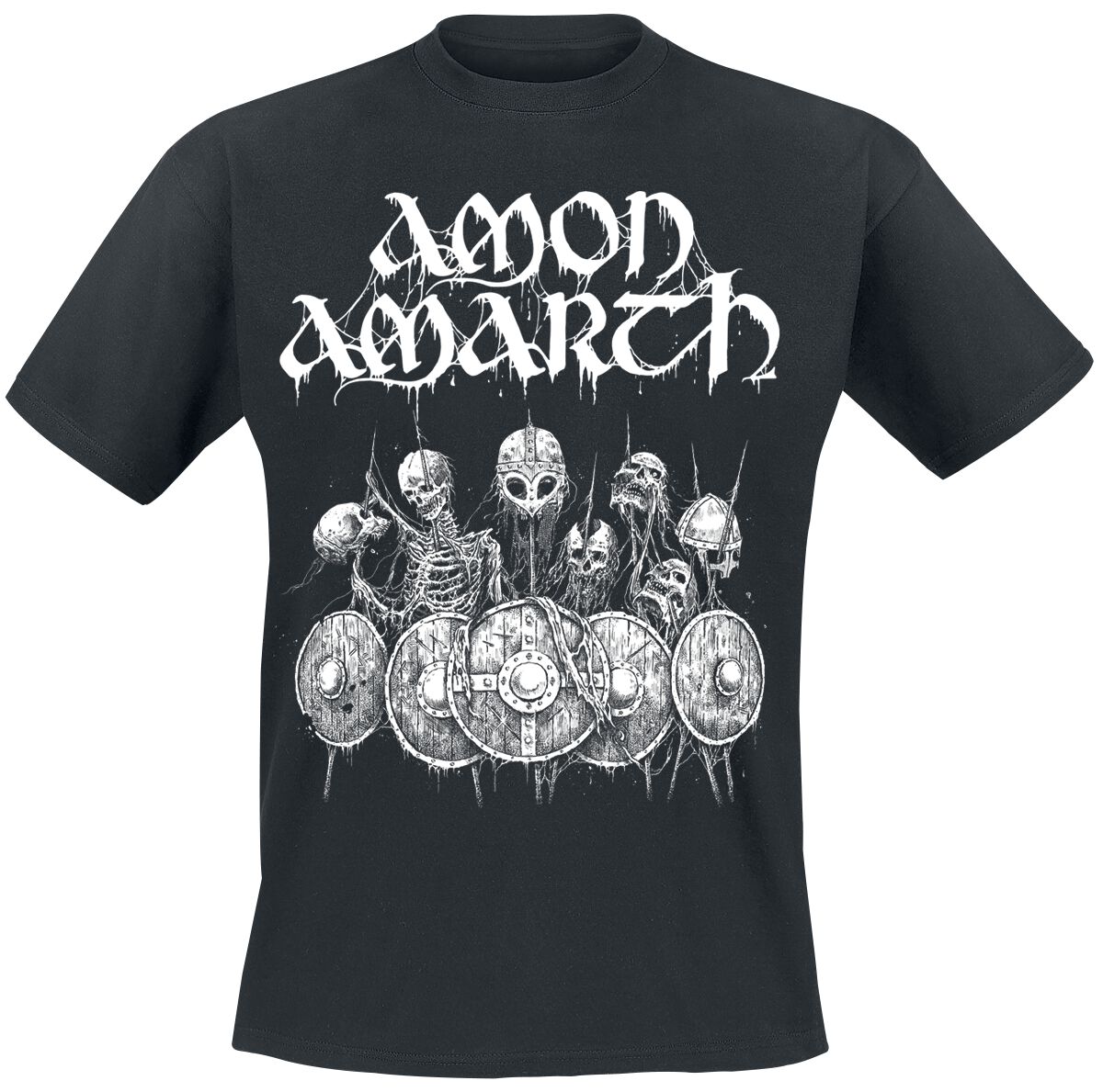 Image of Amon Amarth Shieldwall T-Shirt schwarz