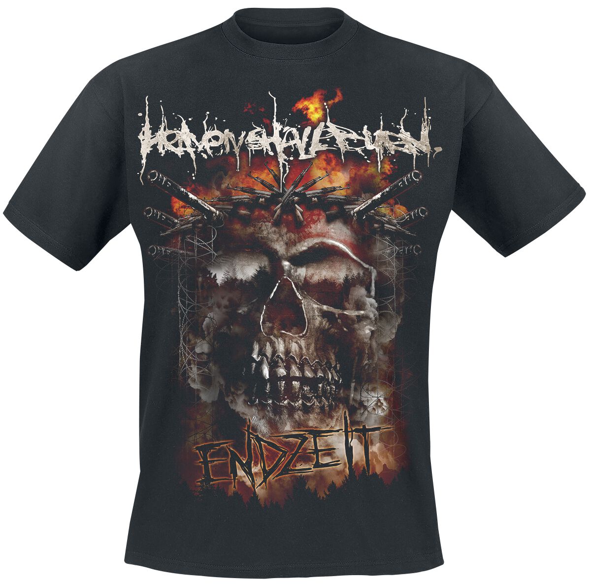 Image of Heaven Shall Burn Skull Endzeit T-Shirt schwarz