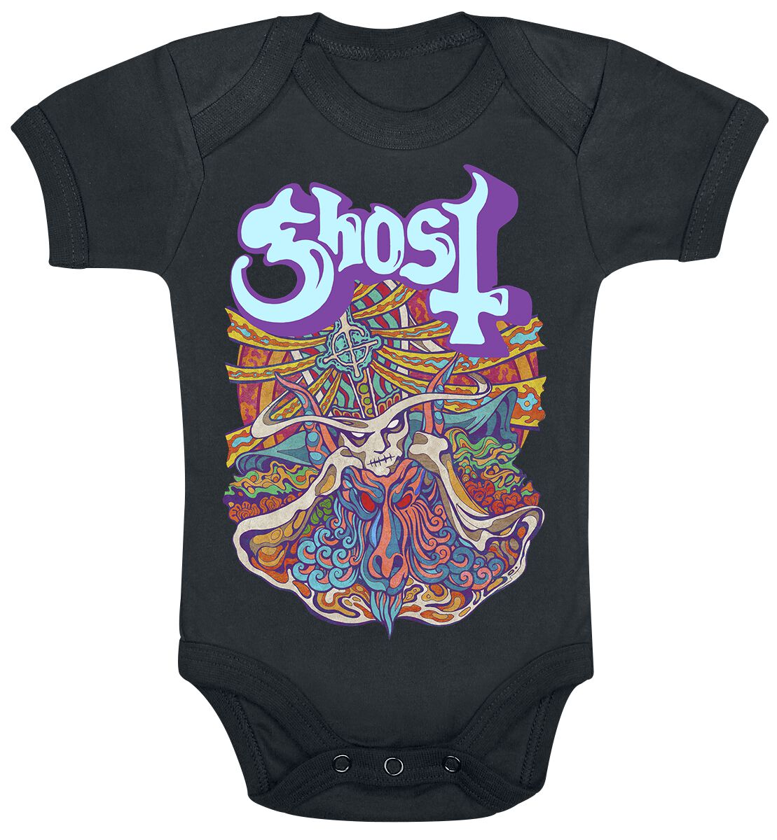 Ghost Body für Babys - Kids - 7 Inches Of Satanic Panic - für Mädchen & Jungen - schwarz  - Lizenziertes Merchandise!