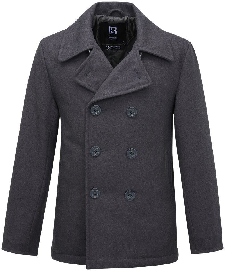 Brandit Pea Coat Uniform Jacket anthracite