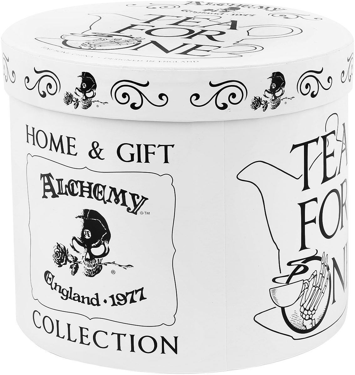 Alchemy England Purrfect Brew - Tea for One Set Teekanne schwarz weiß