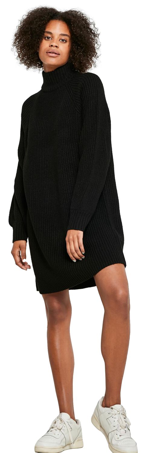 Noisy May Kleid lang - NMTimmy Knit Dress - XS bis L - für Damen - Größe L - schwarz