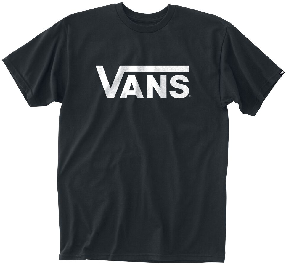 T-Shirt Manches courtes de Vans - by VANS Classic Kids Noir/Blanc - 92 à 122 - pour Unisexe - noir