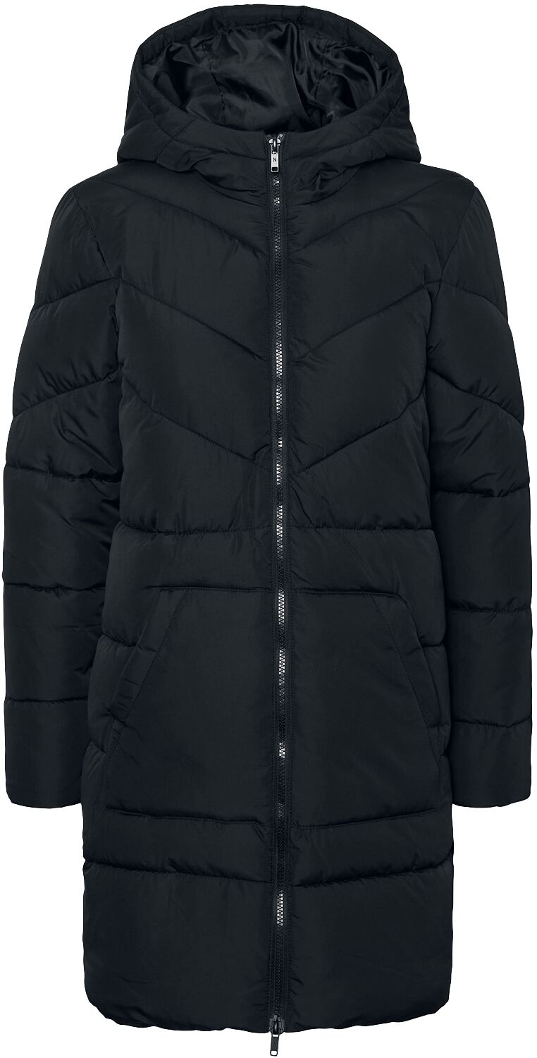 Noisy May NMDalcon Long Jacket Wintermantel schwarz in XS